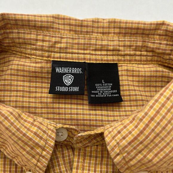 Warner Brothers Scooby Do Men’s Button Down Shirt Size L - Picture 4 of 6